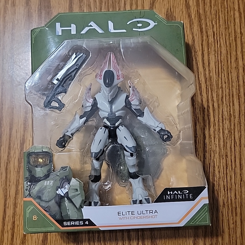 HALO Infinite Elite Ultra With Cindershot (Series 4) 4" Action Figure New
